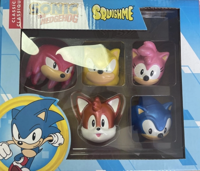 Mini SquishMe Sonic – ensemble de collection 5 figurines