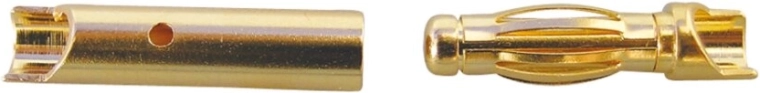 Connecteurs dorés 4 mm, 1 paire