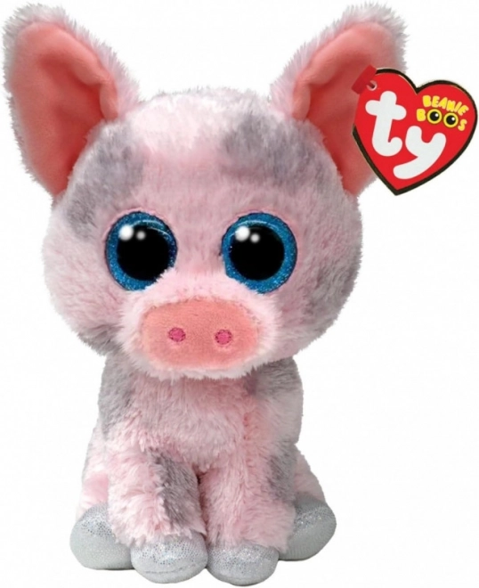 Cochon en peluche TY Hambone 15 cm