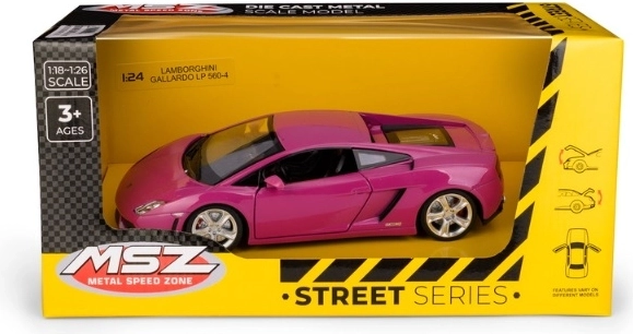 Modèle réduit de voiture Lamborghini Gallardo LP560-4 violet 1:24
