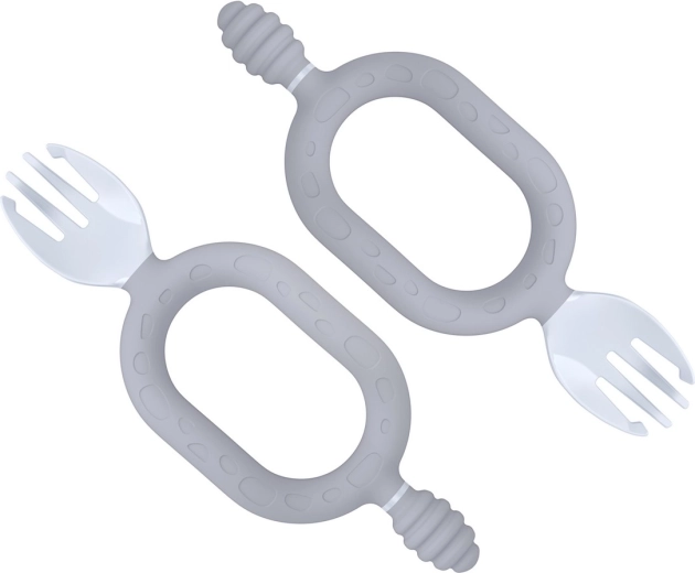 Bibado Sporkit fourchette multifonction 2-en-1 Mist (2 pcs)
