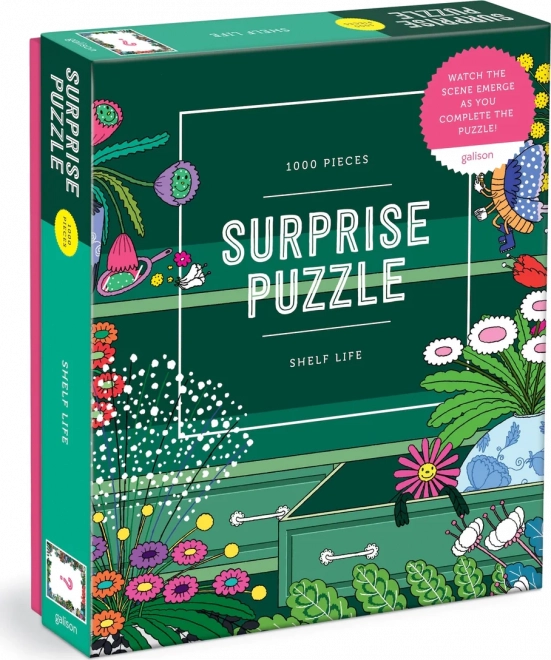 GALISON Puzzle surprise La vie sur l’étagère 1000 pièces