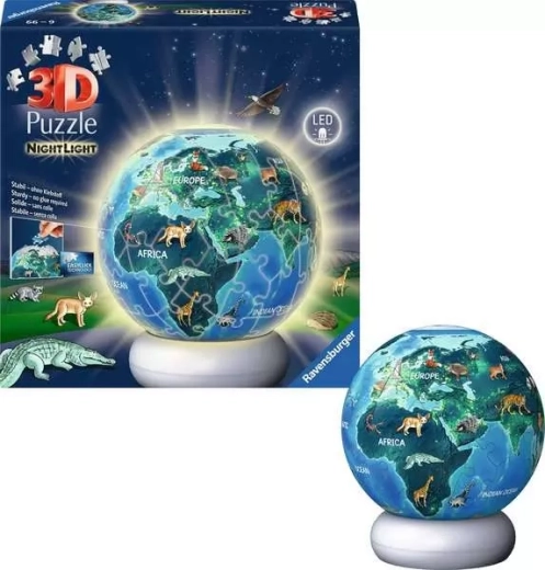 Ravensburger puzzle 3D lumineux Terre nocturne 72 pièces