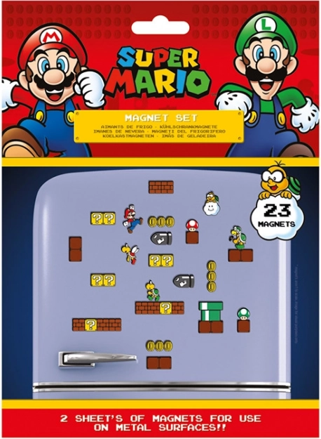 Ensemble de magnets Super Mario
