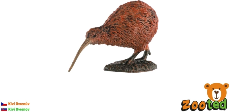 Figurine de kiwi d’Owen en plastique de 7 cm