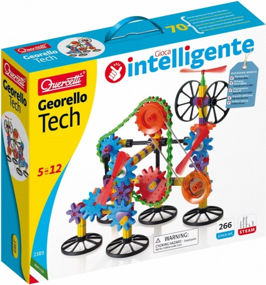 Kit d’engrenages Quercetti Georello Tech 266 pièces