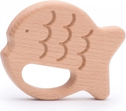 Anneau de dentition en bois Poisson BAJO