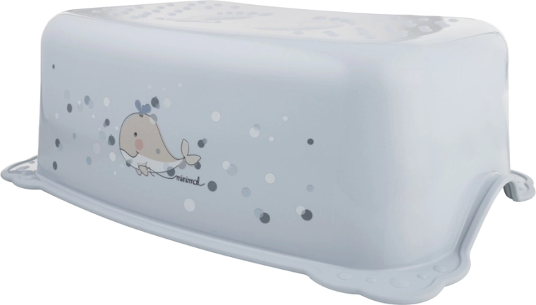 Marchepied antidérapant Maltex Baleine, satin blue