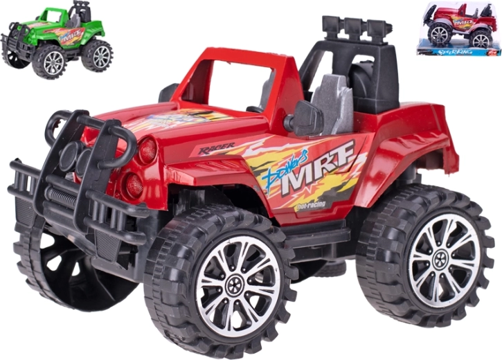 Voiture tout-terrain à inertie 17 cm