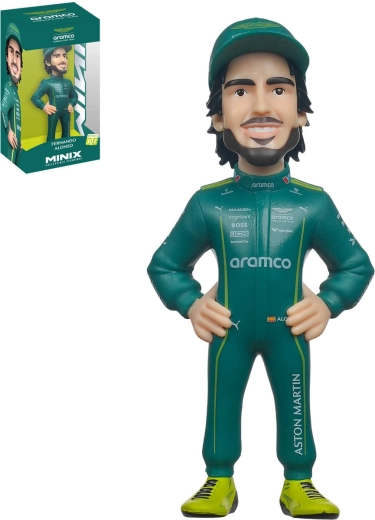Figurine de collection Minix Fernando Alonso (Aston Martin) - 1 pièce