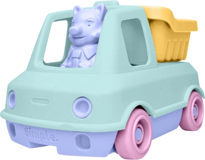 Simple. camion-benne menthe pour le sable et l’eau pour enfants