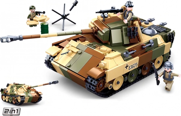 Sluban Army tank moyen camouflé 2-en-1 jeu de construction