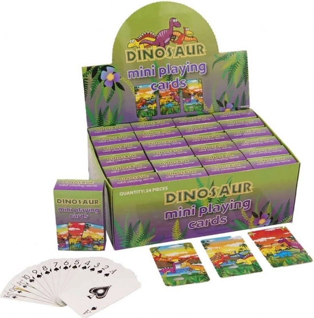 Mini cartes à jouer Dinosaures (54 cartes)