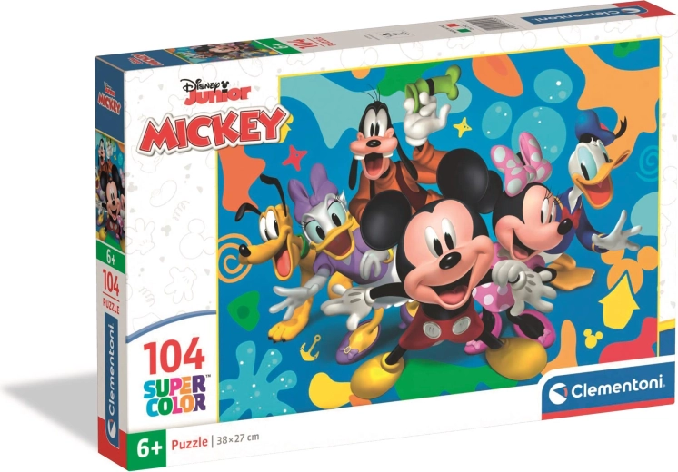 Puzzle Clementoni 104 pièces Disney MICKEY ET SES AMIS