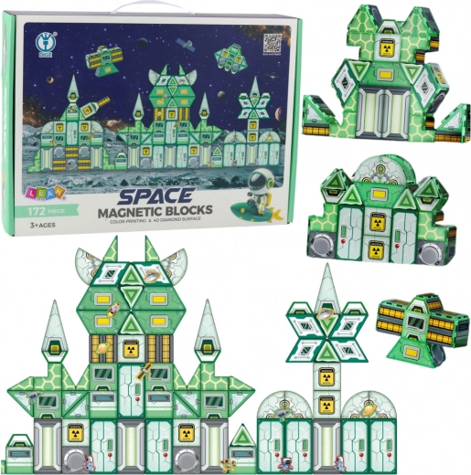 Jeu de construction magnétique Station Cosmos 4D 172 pièces