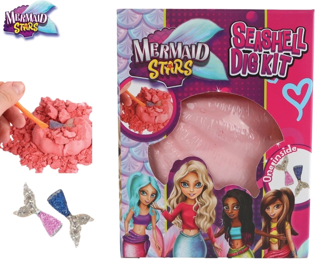 Kit créatif : sculptez votre décoration sirène Mermaid Stars - 1 pièce