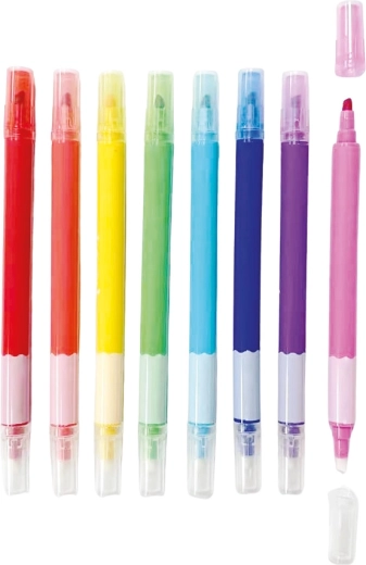 CreaFun feutres changeant de couleur, set de 8 couleurs