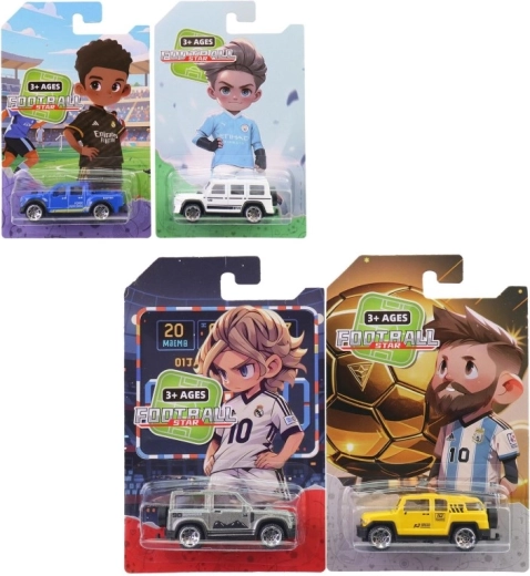 Voiture miniature en métal 1:64 sur carte 7 cm