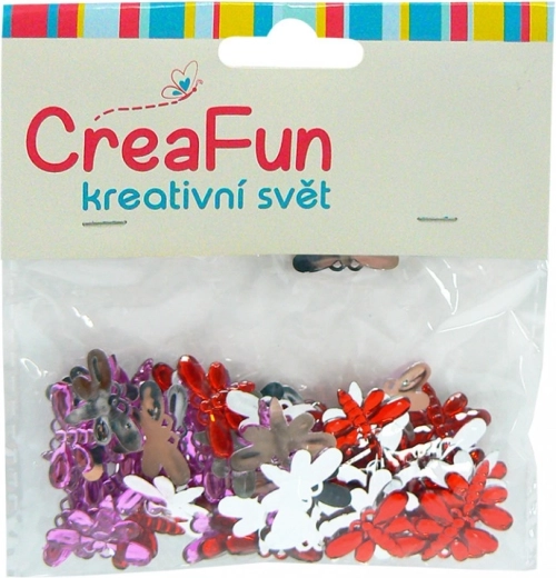 Diamants décoratifs Libellule 12 × 20 mm, set de 8 pcs