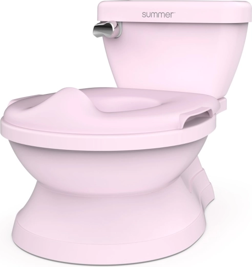 Toilette pour enfant Ingenuity My Size 2-en-1 avec son, rose