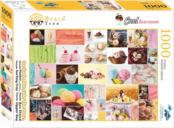 Puzzle COOL ICECREAM 1000 pièces de Brain Tree