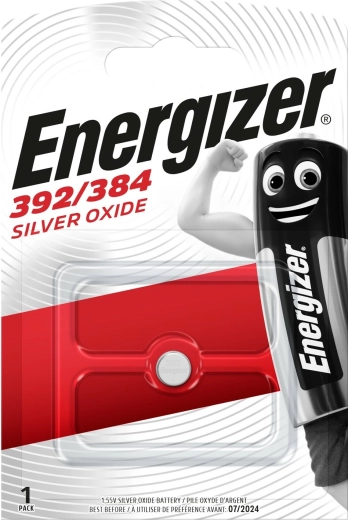 Pile pour montre ENERGIZER 392/384 1,55 V, 41 mAh