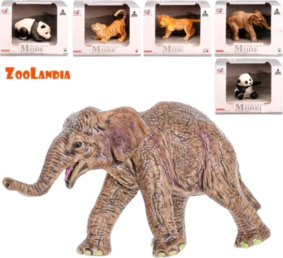 Bébés animaux de safari – figurine en plastique (1 pièce, 6 modèles)