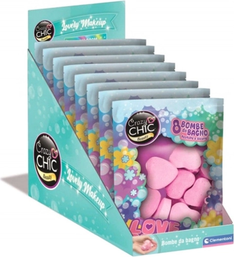 Crazy Chic boules de bain en forme de cœur