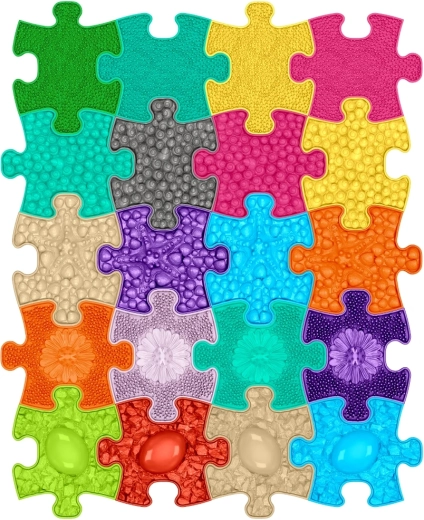 Set de 20 mini tapis sensoriels puzzle – MUFFIK, dès 12 mois