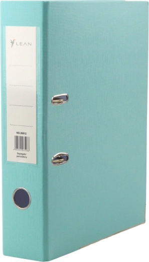 Classeur de bureau A4, 8 cm, levier, turquoise