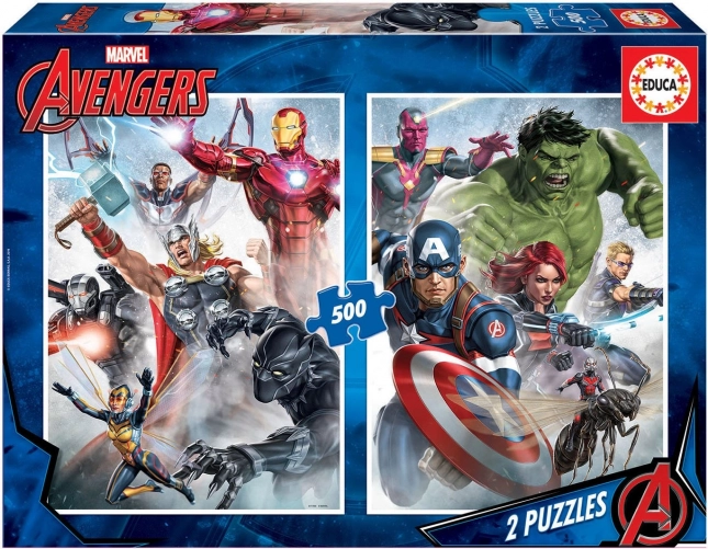 Educa Puzzle Avengers 2x500 pièces