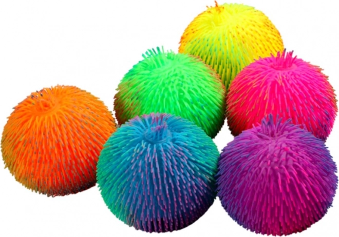Balle hérisson hirsute lumineuse 20 cm