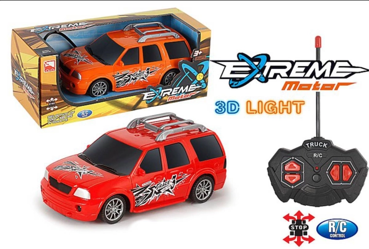 Adar voiture SUV tout-terrain RC télécommandée 27 MHz avec lumières - 1 pièce