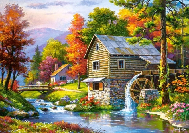 Puzzle 500 pièces – Old Sutter’s Mill (Castorland)
