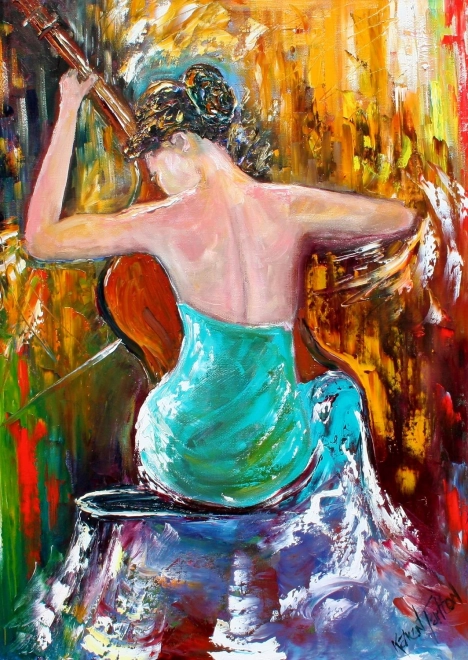 Puzzle ENJOY Rapsodie en bleu 1000 pièces