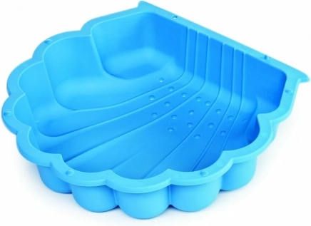 Bac à sable coquillage bleu