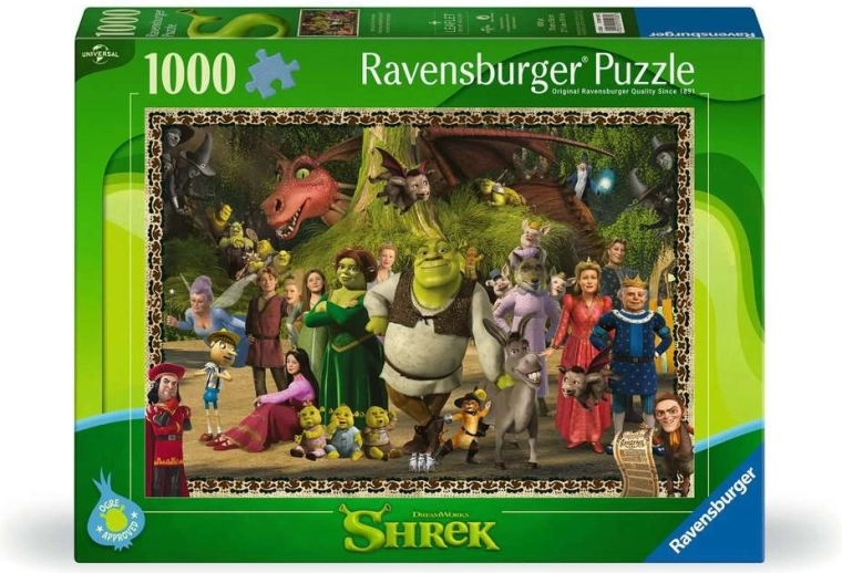 Puzzle Ravensburger Shrek : un classique intemporel 1000 pièces