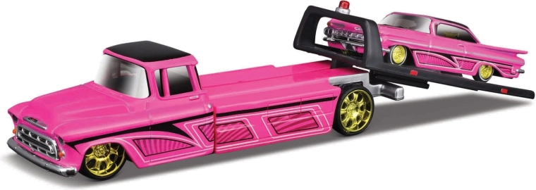 Maisto Design Elite Transport Chevrolet plateau et Chevrolet Impala SS 1:64