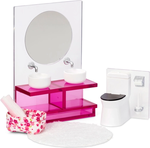 Ensemble de salle de bain pour maison de poupées Lundby