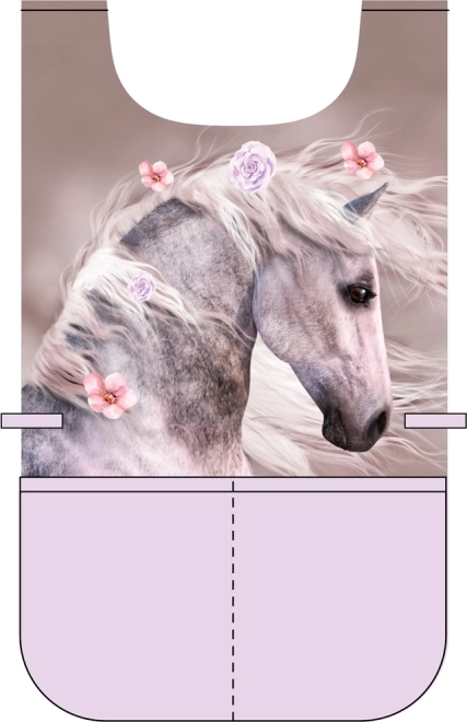 tablier poncho pour enfants cheval romantique