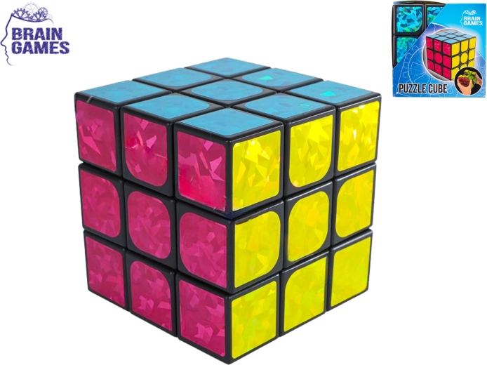 Cube casse-tête 3x3 Brain Games 10 cm