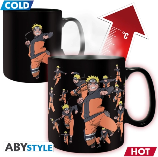 Mug à effet thermochromique Naruto Shippuden (multicloning) 460 ml - 1 pièce