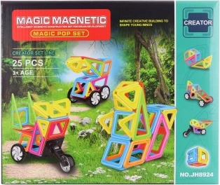 Jeu de construction magnétique Magic Magnetic Pop Set 25 pièces