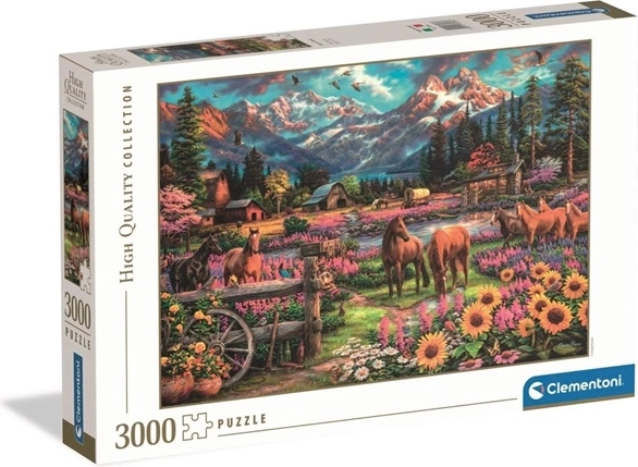 Puzzle Clementoni High Quality Collection Free to Roam 3000 pièces