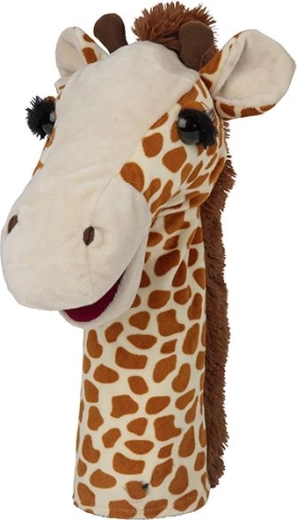 Marionnette à main en peluche Girafe Nature Planet