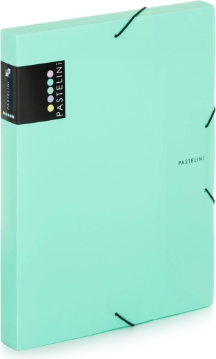 Boîte à élastique A4 PASTELINI vert