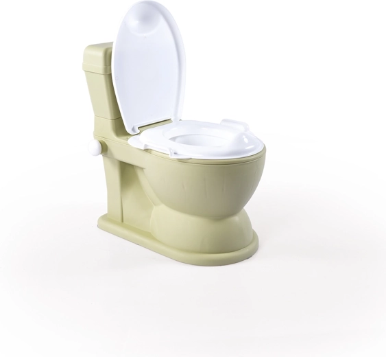 Toilette pour enfants XL Eco Green avec lumière et son, 45 × 28 × 40 cm