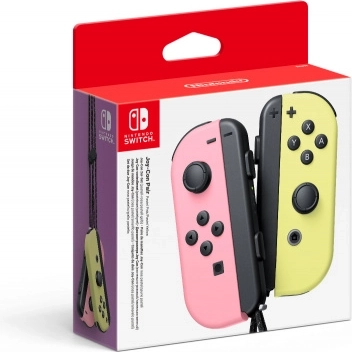 Paire de Joy-Con pastel rose/jaune pour Nintendo Switch