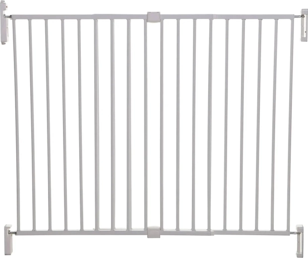 Barrière de sécurité DREAMBABY Broadway, 2 pièces, extra large, 76–134,5 cm, blanche