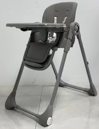 Chaise haute Savro, grise